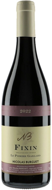 Вино Domaine Nicolas Burguet, Fixin "Le Poirier Gaillard" AOC