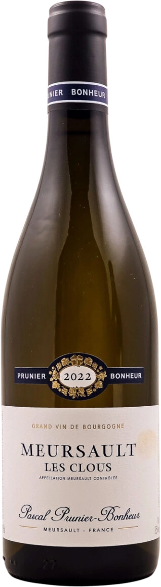 Вино Domaine Pascal Prunier-Bonheur, Meursault "Les Clous" AOC