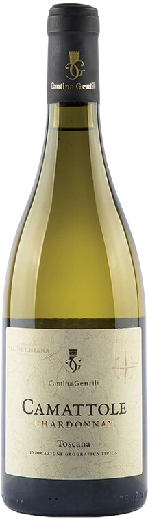 Вино Cantina Gentili, "Camattole" Chardonnay, Toscana IGT
