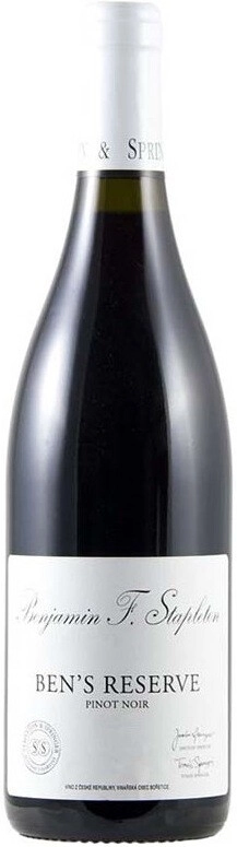 Вино Stapleton-Springer, "Ben's Reserve" Pinot Noir