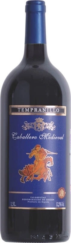 Вино "Caballero Medieval" Tempranillo, La Mancha DO