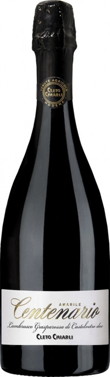 Игристое вино Cleto Chiarli, "Centenario" Lambrusco Grasparossa di Castelvetro DOC Amabile