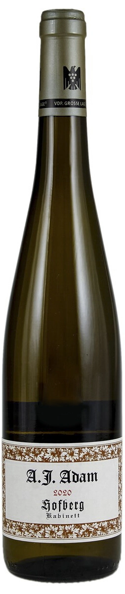 Вино A.J. Adam, Dhroner "Hofberg" Riesling Kabinett Alte Reben
