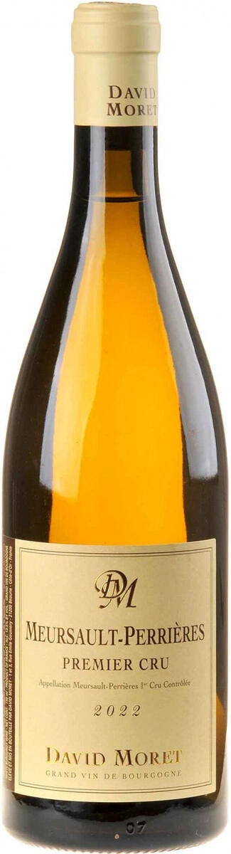 Вино David Moret, Meursault-Perrieres Premier Cru AOC