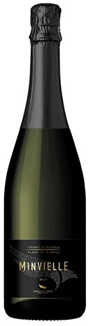 Игристое вино "Minvielle" Cremant de Bordeaux AOC Brut