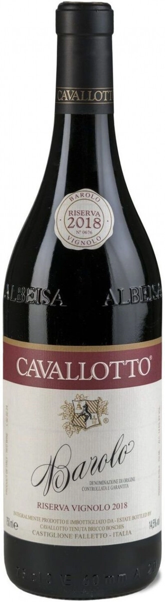Вино Cavallotto, Barolo Riserva "Vignolo" DOCG