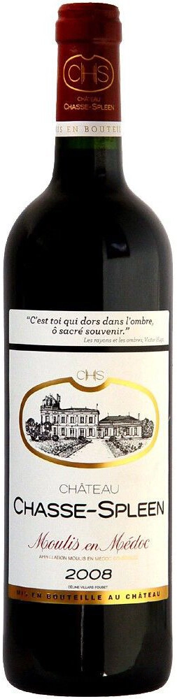Вино Chateau Chasse Spleen, Moulis en Medoc AOC Cru Bourgeois