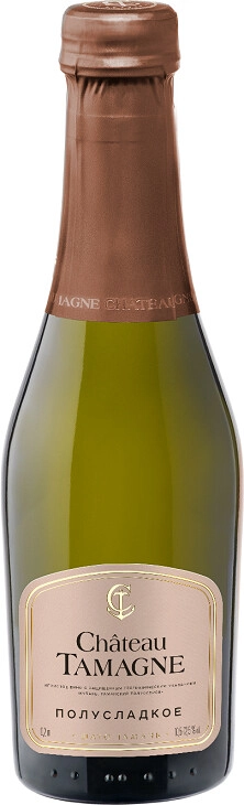 Игристое вино "Chateau Tamagne" Semi-Sweet Blanc