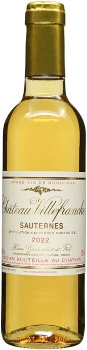 Вино Chateau Villefranche, Sauternes AOC