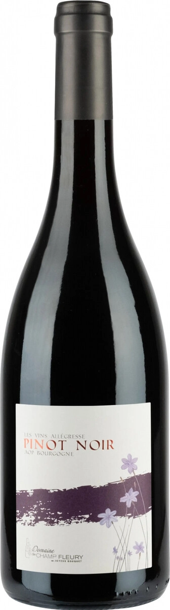 Вино Domaine de Champ Fleury, "Les Vins Allegresse" Pinot Noir, Bourgogne AOC