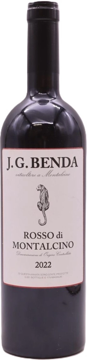 Вино J. G. Benda, Rosso di Montalcino DOC
