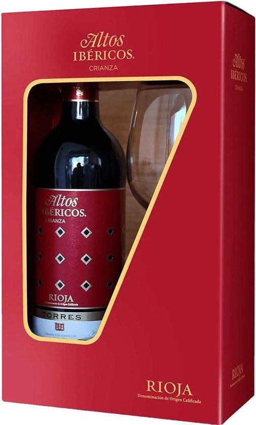 Вино "Altos Ibericos" Crianza, Rioja DOC with glass