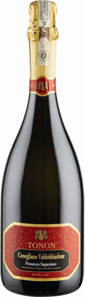 Игристое вино "Tonon" Conegliano Valdobbiadene DOCG Prosecco Superiore Extra Dry