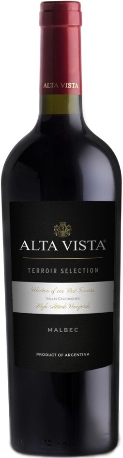 Вино Alta Vista, "Terroir Selection" High Altitude Vineyards Malbec