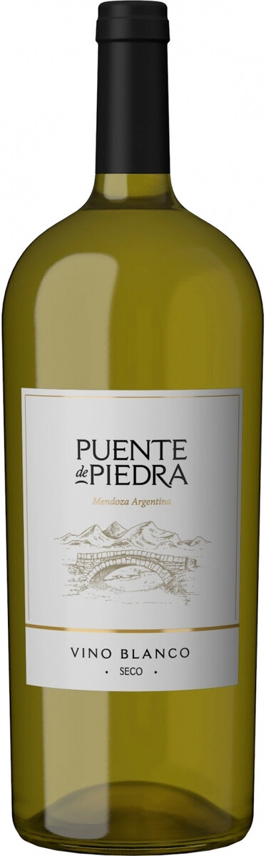 Вино "Puente de Piedra" Blanco Seco