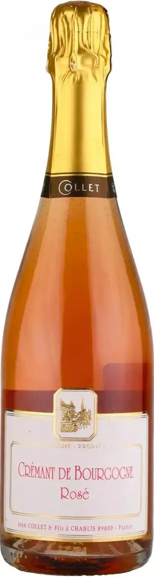 Игристое вино Domaine Jean Collet et Fils, Cremant de Bourgogne AOC Rose
