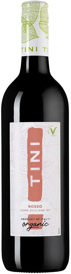 Вино "TINI" Rosso Organic, Terre Siciliane IGT