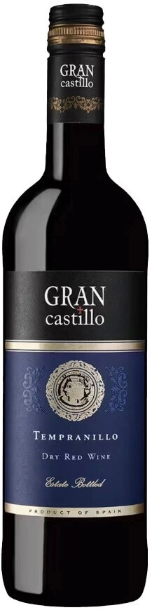 Вино Gran Castillo, Tempranillo, Valencia DOP