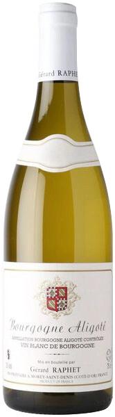 Вино Gerard Raphet, Bourgogne Aligote AOC