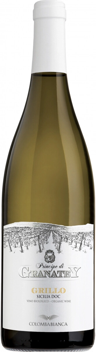 Вино Colomba Bianca, "Principe di Granatey" Grillo, Sicilia DOC
