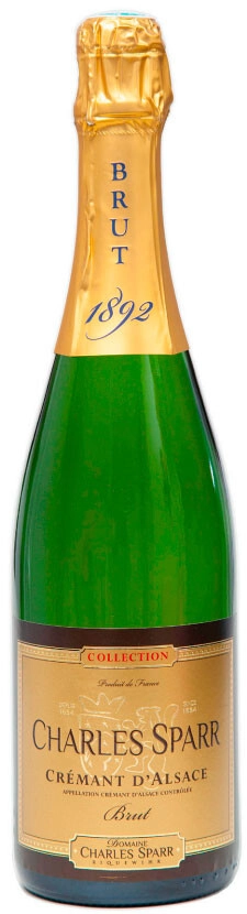 Игристое вино Charles Sparr, Cremant d'Alsace AOC Brut