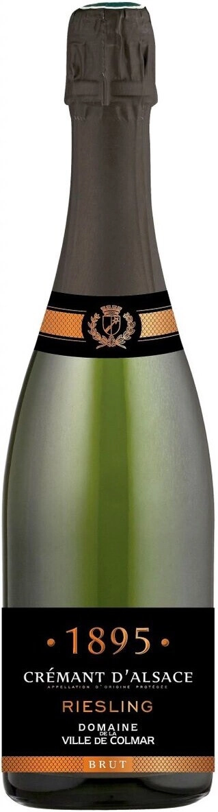 Игристое вино Domaine Viticole de la Ville de Colmar, Riesling Brut, Cremant d'Alsace AOP