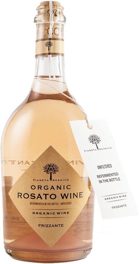 Игристое вино "Pianeta Organico" Rose Frizzante Extra Brut