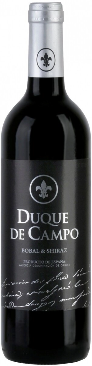 Вино Vicente Gandia, "Duque de Campo" Bobal & Shiraz, Valencia DO