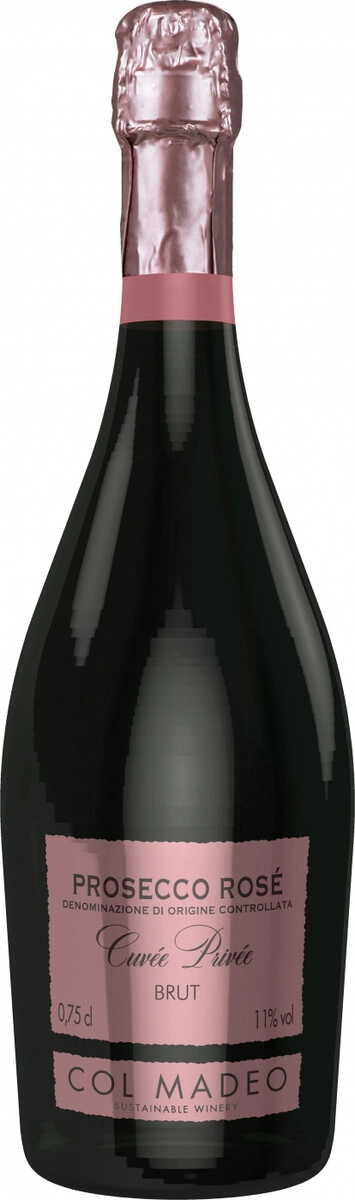 Игристое вино "Col Madeo" Cuvee Privee Prosecco DOC Rose Brut