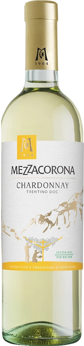 Вино Mezzacorona, Chardonnay, Trentino DOC