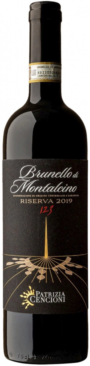 Вино Patrizia Cencioni, "123" Brunello di Montalcino Riserva DOCG