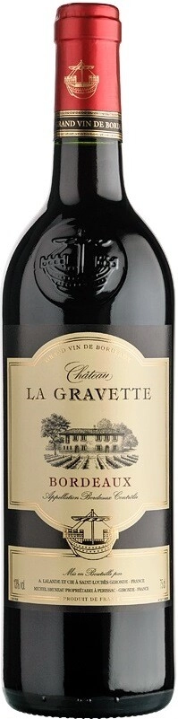 Вино "Chateau La Gravette", Bordeaux AOC