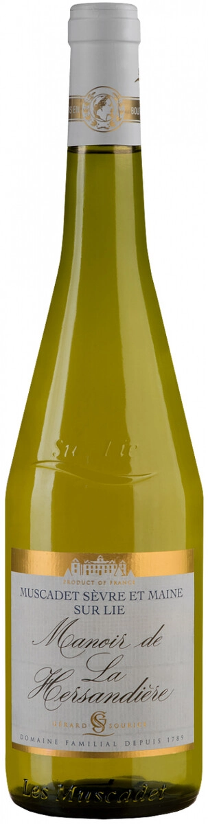 Вино Gеrard Sourice, Manoir de la Hersandiеre, Muscadet Sеvre et Maine sur Lie AOC