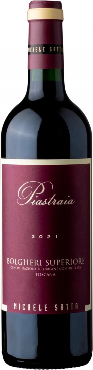 Вино Michele Satta, "Piastraia", Bolgheri Superiore DOC