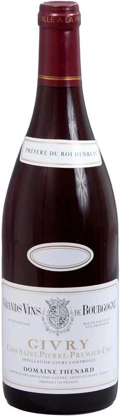 Вино Domaine Thenard, Givry Premier Cru "Clos Saint-Pierre"