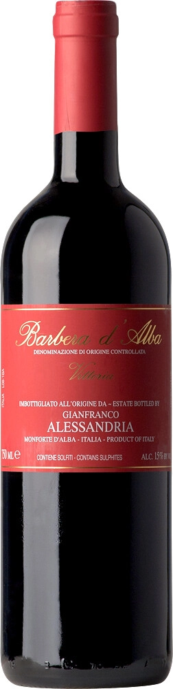 Вино Alessandria Gianfranco, Barbera d'Alba "Vittoria" DOC