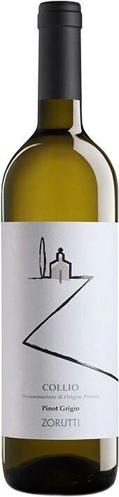 Вино Zorutti, Pinot Grigio, Collio DOP