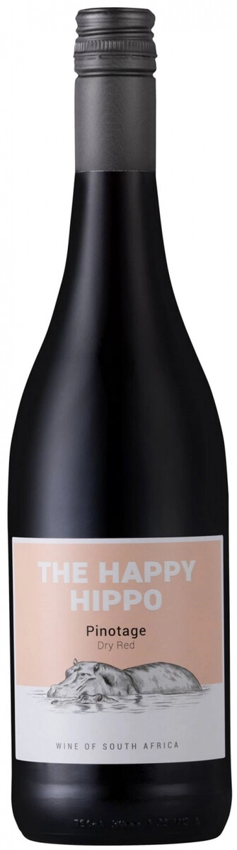 Вино "The Happy Hippo" Pinotage