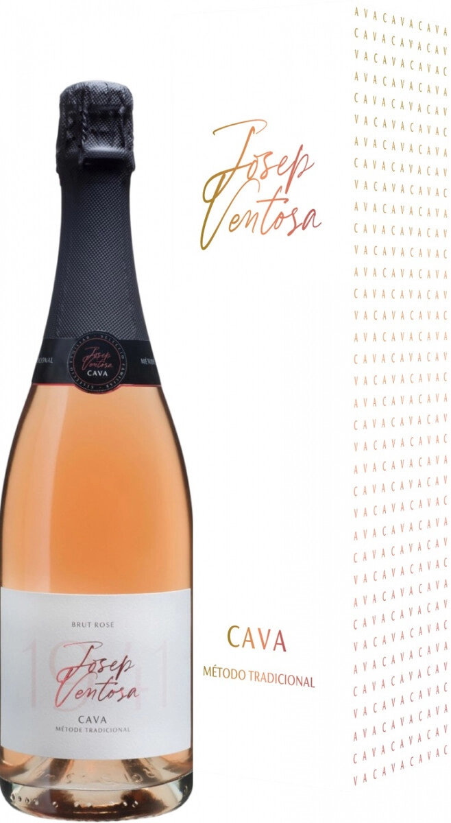 Игристое вино "Josep Ventosa" Cava Brut Rose DO