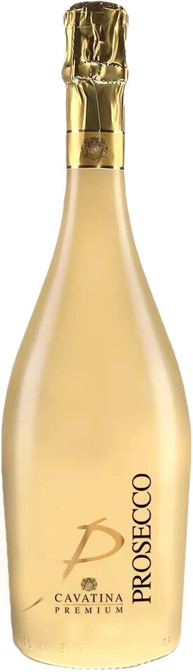 Игристое вино "Cavatina" Prosecco DOC Brut, gold bottle