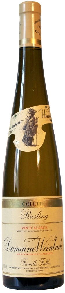 Вино Domaine Weinbach, Riesling "Colette", Alsace AOC