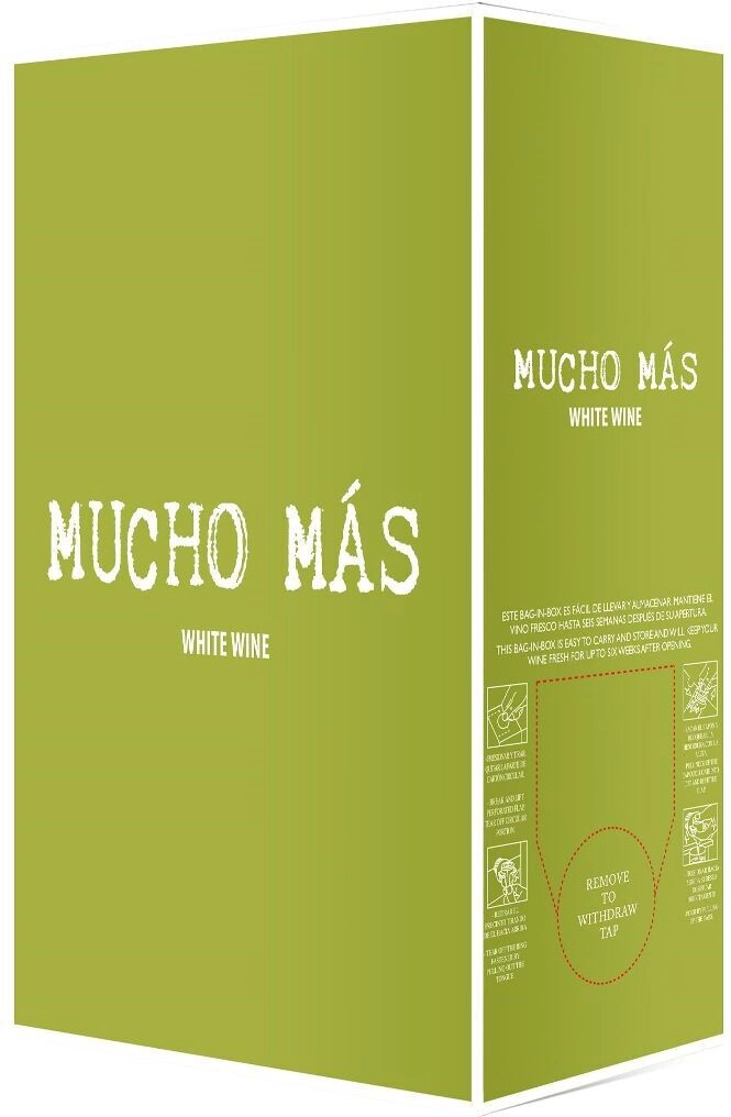 Вино "Mucho Mas" Blanco, bag-in-box