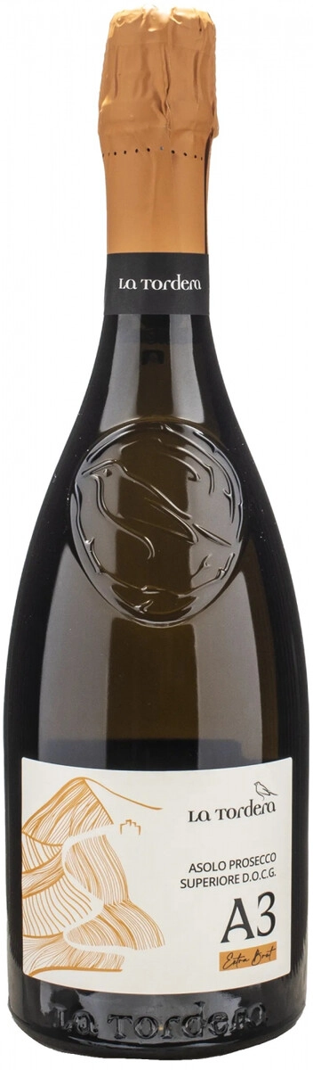 Игристое вино La Tordera, "A3" Asolo Prosecco Superiore DOCG Extra Brut