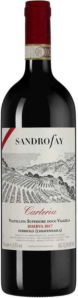 Вино Sandro Fay, "Carteria" Valtellina Superiore DOCG Valgella Riserva