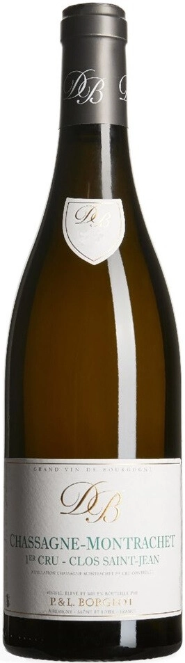 Вино P. & L. Borgeot, Chassagne-Montrachet 1er Cru "Clos Saint-Jean" AOC Blanc