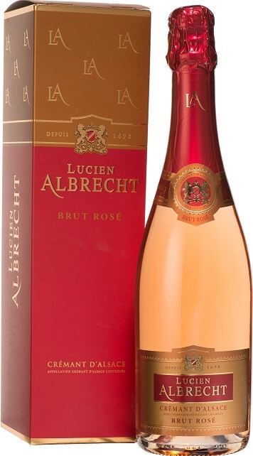 Игристое вино Lucien Albrecht, Brut Rose, Cremant d'Alsace AOC