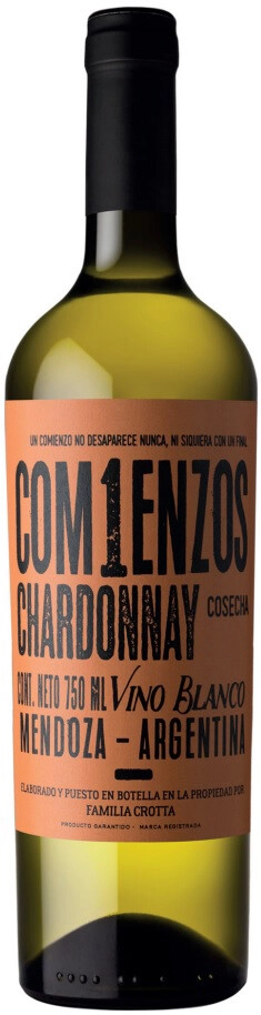 Вино "Comienzos" Chardonnay