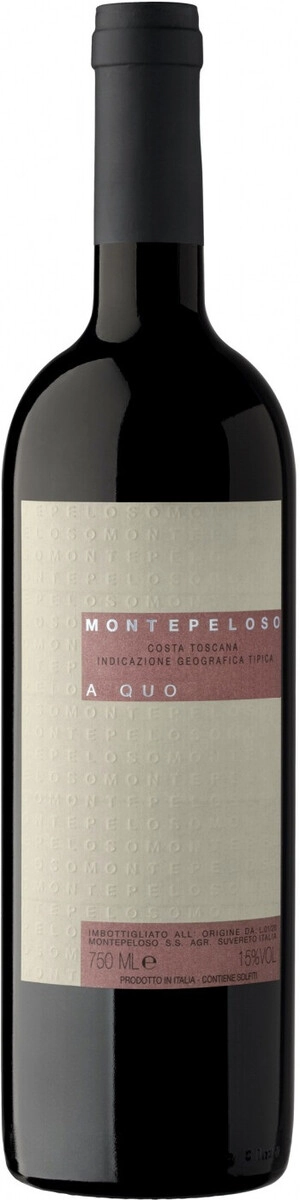 Вино Montepeloso, "A Quo", Costa Toscana IGT