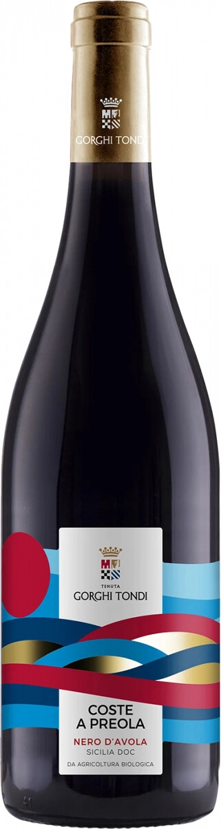 Вино Gorghi Tondi, "Coste a Preola" Nero d'Avola, Sicilia DOC