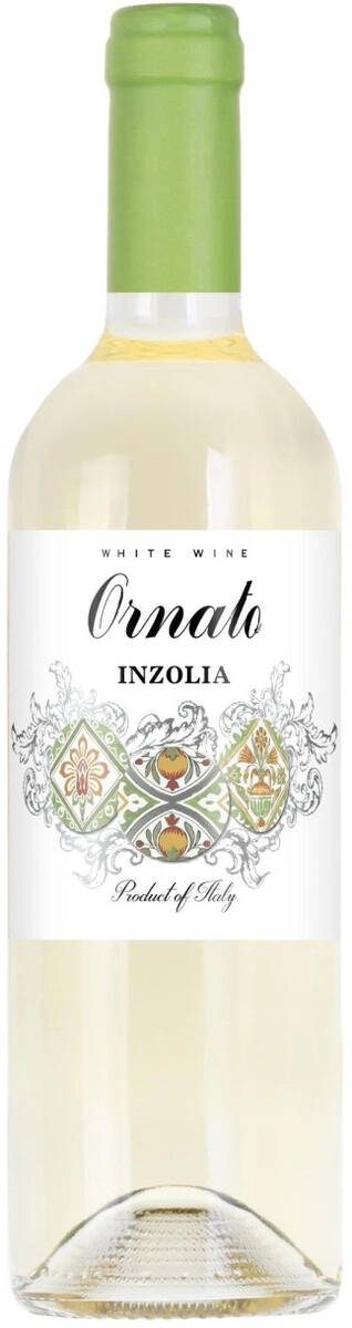 Вино "Ornato" Inzolia, Sicilia IGT